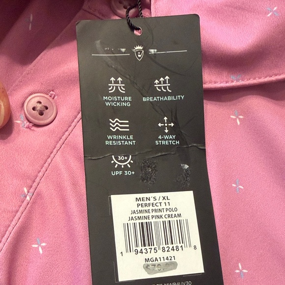 Pink Polo Shirt by Walter Hagen - Picture 6 of 6